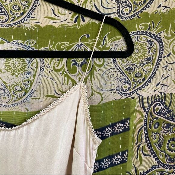 Vintage Y2K Elie Tahari Tan Silk Camisole Size Small - Picture 5 of 13